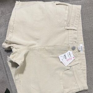 Roxy Off-White Denim Shorts
